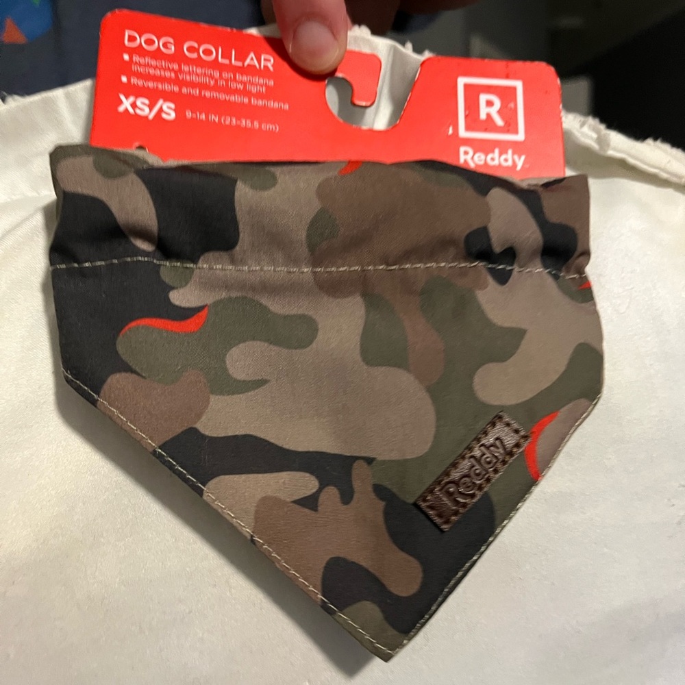 Dog collar bandana